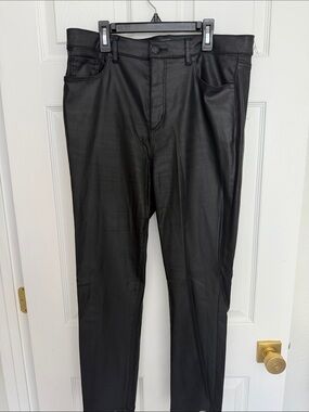 LOFT Black Skinny shiny Jeans